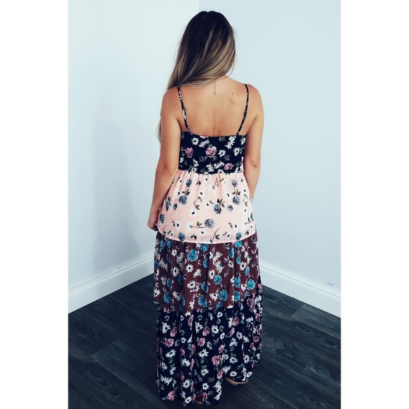 FINAL PRICE DROP!!! Shop Hopes Fall Flowers Maxi Dress - Picture 3 of 8